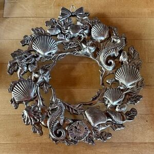 Godinger Silver Art Co. Ocean Life nautical wall hanging Wreath/Trivet